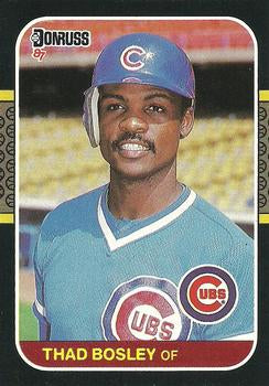 #191 Thad Bosley - Chicago Cubs - 1987 Donruss Baseball