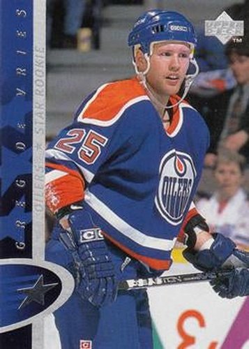 #191 Greg de Vries - Edmonton Oilers - 1996-97 Upper Deck Hockey
