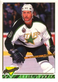 #191 Craig Ludwig - Dallas Stars - 1993-94 O-Pee-Chee Premier Hockey