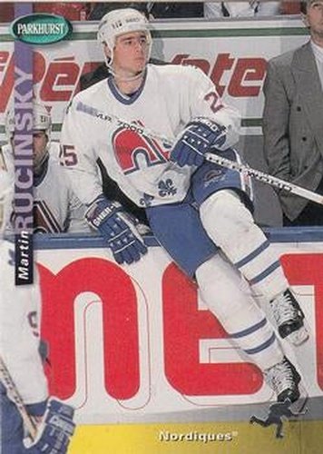 #191 Martin Rucinsky - Quebec Nordiques - 1994-95 Parkhurst Hockey