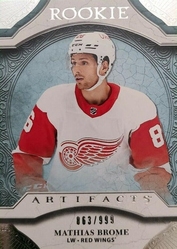 #RED191 Mathias Brome - Detroit Red Wings - 2020-21 Upper Deck Artifacts Hockey