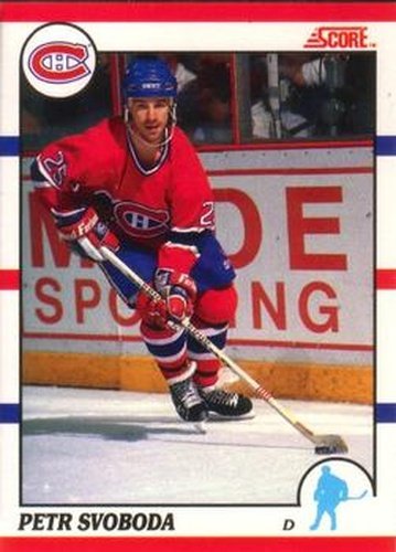 #191 Petr Svoboda - Montreal Canadiens - 1990-91 Score Canadian Hockey