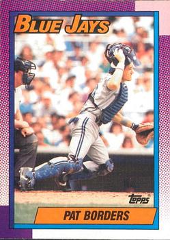 #191 Pat Borders - Toronto Blue Jays - 1990 O-Pee-Chee Baseball