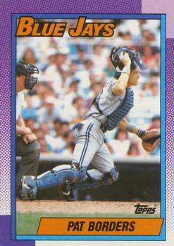 #191 Pat Borders - Toronto Blue Jays - 1990 Topps Baseball