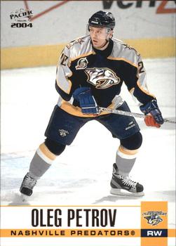 #191 Oleg Petrov - Nashville Predators - 2003-04 Pacific Hockey