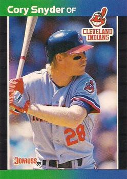 #191 Cory Snyder - Cleveland Indians - 1989 Donruss Baseball
