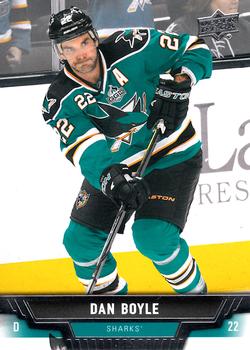 #191 Dan Boyle - San Jose Sharks - 2013-14 Upper Deck Hockey