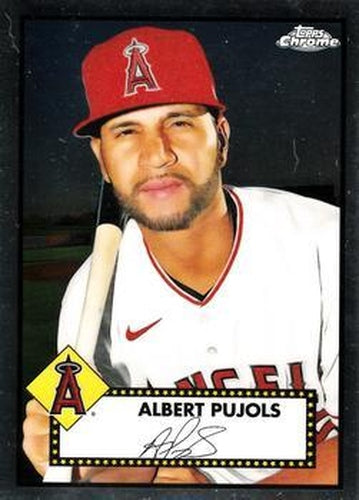 #191 Albert Pujols - Los Angeles Angels - 2021 Topps Chrome Platinum Anniversary Baseball