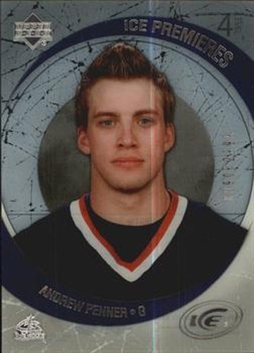 #191 Andrew Penner - Columbus Blue Jackets - 2005-06 Upper Deck Ice Hockey