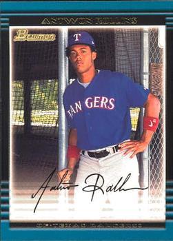 #191 Antwon Rollins - Texas Rangers - 2002 Bowman Baseball