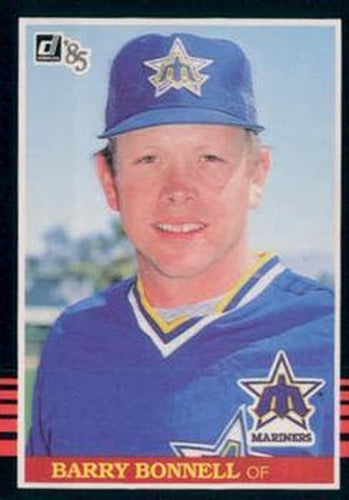 #191 Barry Bonnell - Seattle Mariners - 1985 Donruss Baseball