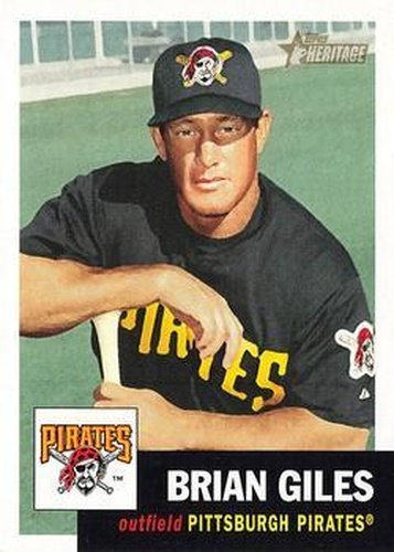 #191 Brian Giles - Pittsburgh Pirates - 2002 Topps Heritage Baseball