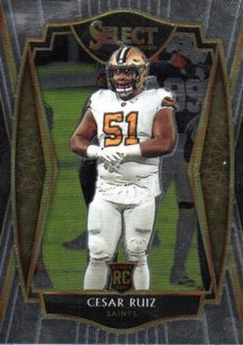 #191 Cesar Ruiz - New Orleans Saints - 2020 Panini Select Football