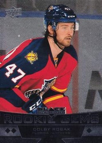 #191 Colby Robak - Florida Panthers - 2012-13 Upper Deck Black Diamond Hockey