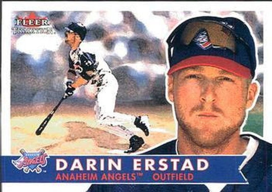 #191 Darin Erstad - Anaheim Angels - 2001 Fleer Tradition Baseball