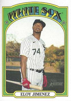 #191 Eloy Jimenez - Chicago White Sox - 2021 Topps Heritage Baseball