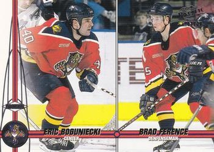 #191 Eric Boguniecki / Brad Ference - Florida Panthers - 2000-01 Pacific Hockey