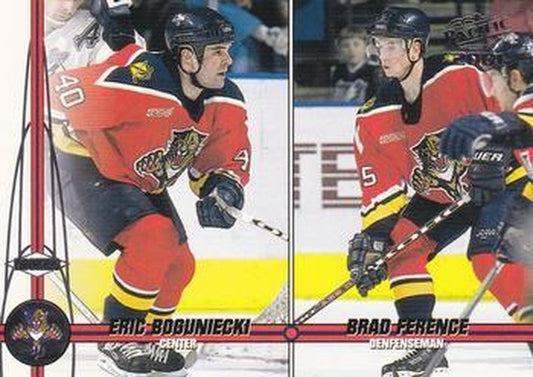 #191 Eric Boguniecki / Brad Ference - Florida Panthers - 2000-01 Pacific Hockey