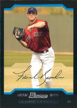 #191 Frank Brooks - Boston Red Sox - 2004 Bowman Baseball