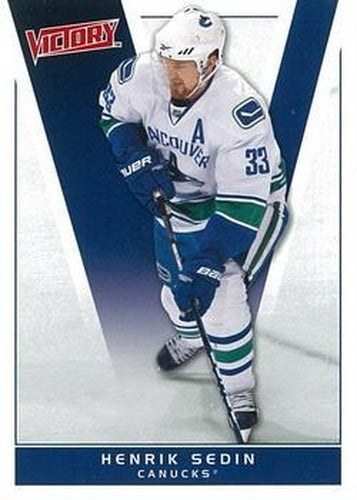 #191 Henrik Sedin - Vancouver Canucks - 2010-11 Upper Deck Victory Hockey