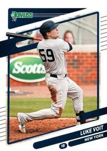 #191 Luke Voit - New York Yankees - 2021 Donruss Baseball
