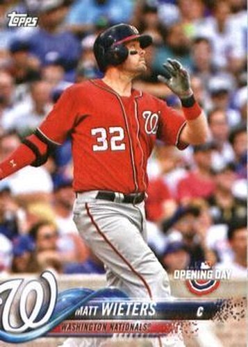 #191 Matt Wieters - Washington Nationals - 2018 Topps Opening Day Baseball