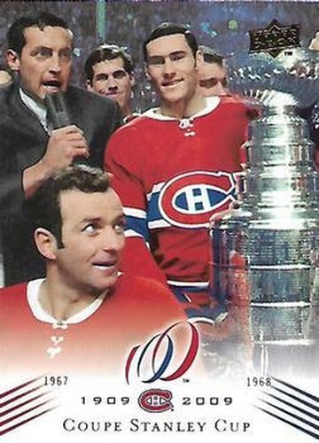#191 Coupe Stanley Cup - Montreal Canadiens - 2008-09 Upper Deck Montreal Canadiens Centennial Hockey