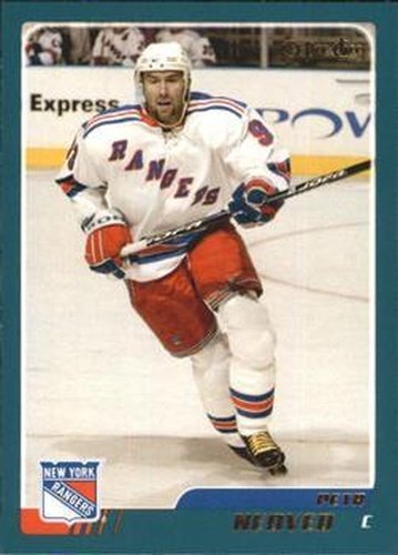 #191 Petr Nedved - New York Rangers - 2003-04 O-Pee-Chee Hockey