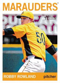 #191 Robby Rowland - Bradenton Marauders - 2013 Topps Heritage Minor League Baseball