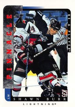 #191 Shawn Burr - Tampa Bay Lightning - 1996-97 Pinnacle Be a Player Hockey