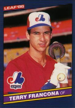 #191 Terry Francona - Montreal Expos - 1986 Leaf Baseball
