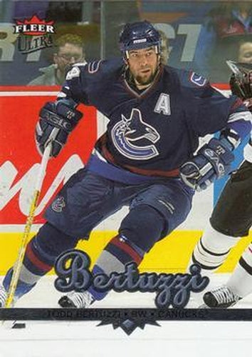 #191 Todd Bertuzzi - Vancouver Canucks - 2005-06 Ultra Hockey