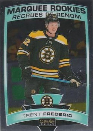 #191 Trent Frederic - Boston Bruins - 2019-20 O-Pee-Chee Platinum Hockey