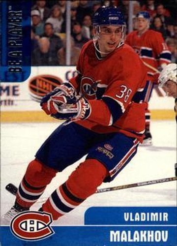 #191 Vladimir Malakhov - Montreal Canadiens - 1999-00 Be a Player Memorabilia Hockey