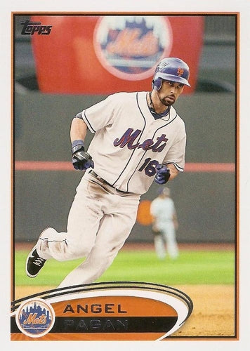 #191 Angel Pagan - New York Mets - 2012 Topps Baseball