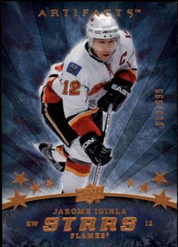 #191 Jarome Iginla - Calgary Flames - 2008-09 Upper Deck Artifacts Hockey