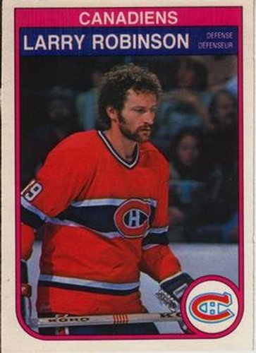 #191 Larry Robinson - Montreal Canadiens - 1982-83 O-Pee-Chee Hockey