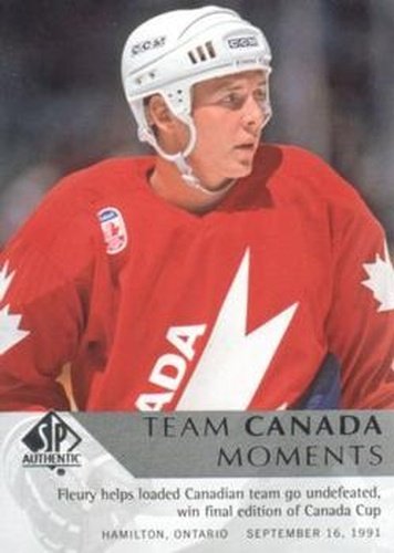 #191 Theoren Fleury - Canada - 2012-13 SP Authentic Hockey