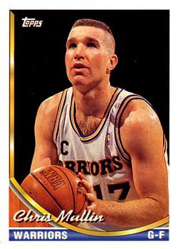 #191 Chris Mullin - Golden State Warriors - 1993-94 Topps Basketball