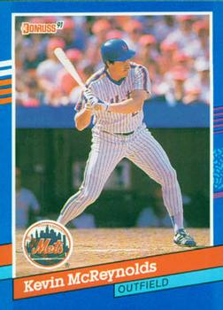 #191 Kevin McReynolds - New York Mets - 1991 Donruss Baseball