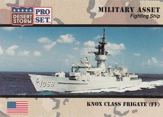 #191 Knox Class Frigate FF - 1991 Pro Set Desert Storm
