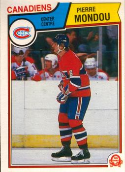 #191 Pierre Mondou - Montreal Canadiens - 1983-84 O-Pee-Chee Hockey