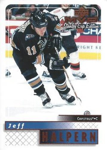 #191 Jeff Halpern - Washington Capitals - 1999-00 Upper Deck MVP Stanley Cup Edition Hockey