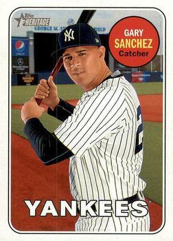 #191b Gary Sanchez - New York Yankees - 2018 Topps Heritage Baseball