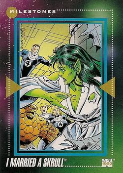 #192 I Married a Skrull - 1992 Impel Marvel Universe