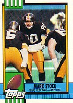 #192 Mark Stock - Pittsburgh Steelers - 1990 Topps Football