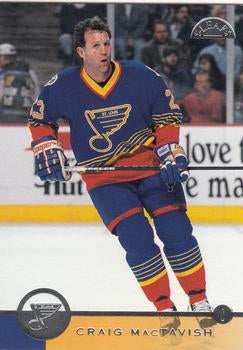 #192 Craig MacTavish - St. Louis Blues - 1996-97 Leaf Hockey