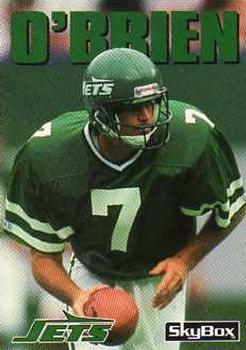 #192 Ken O'Brien - New York Jets - 1992 SkyBox Impact Football
