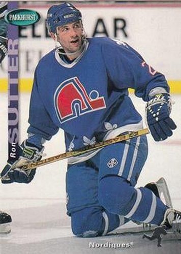 #192 Ron Sutter - Quebec Nordiques - 1994-95 Parkhurst Hockey