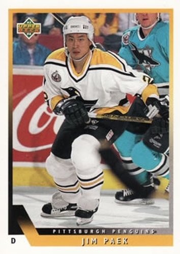#192 Jim Paek - Pittsburgh Penguins - 1993-94 Upper Deck Hockey